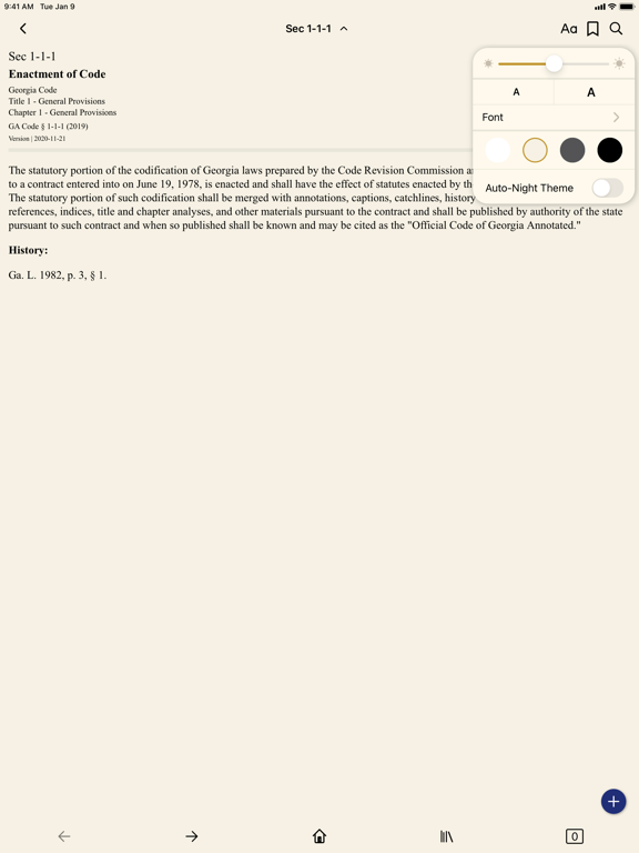Screenshot #6 pour Georgia Code by PocketLaw