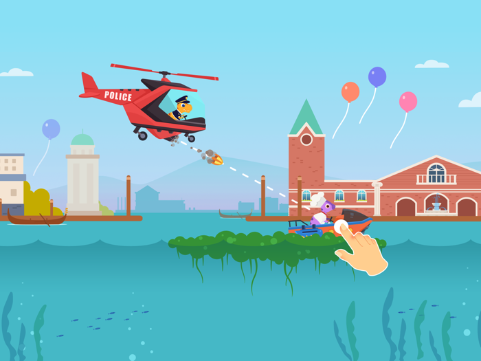 Dinosaur Police Games for kids