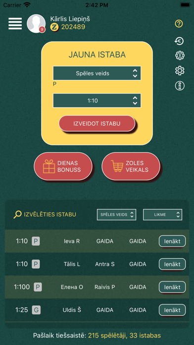 Zole - orģinālā kāršu spēle Screenshot 3 - AppWisp.com Zole - orģinālā kāršu spēle Screenshot 3 - AppWisp.com