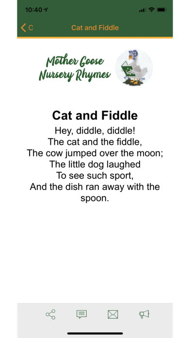 Mother Goose's Nursery Rhymes Screenshot
