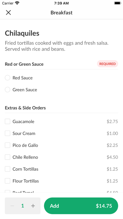 Los Toros Mexican Restaurant Screenshot