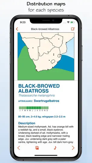 Screenshot von Sasol EBirds South Africa LITE auf dem iPhone 8