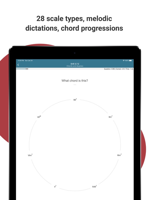 Complete Ear Trainer iPad screenshot 5 - Music app
