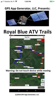 royal blue atv trails iphone screenshot 1