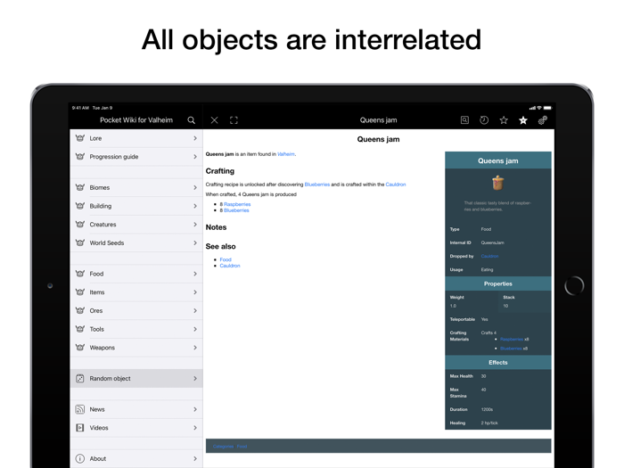 Pocket Wiki for Valheim