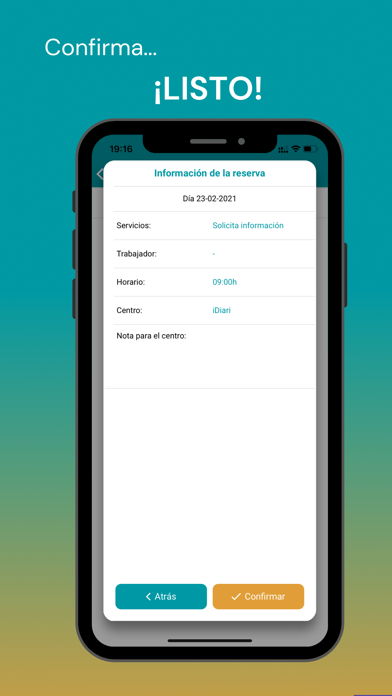 iDiari - Reserva cita previa Screenshot