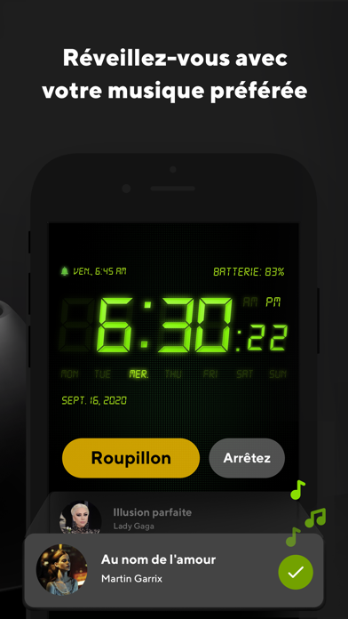 Screenshot #3 pour Réveil matin - Horloge & Météo
