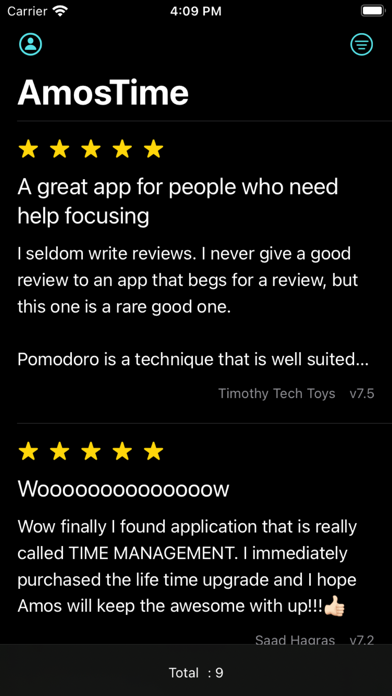 AmosReview Screenshot