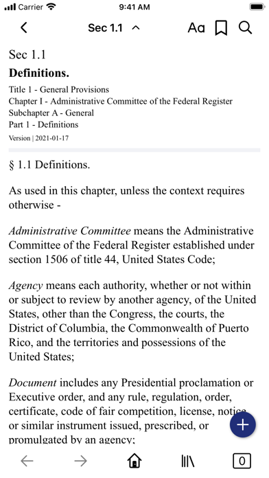 Screenshot #2 pour CFR 1 - General Provisions