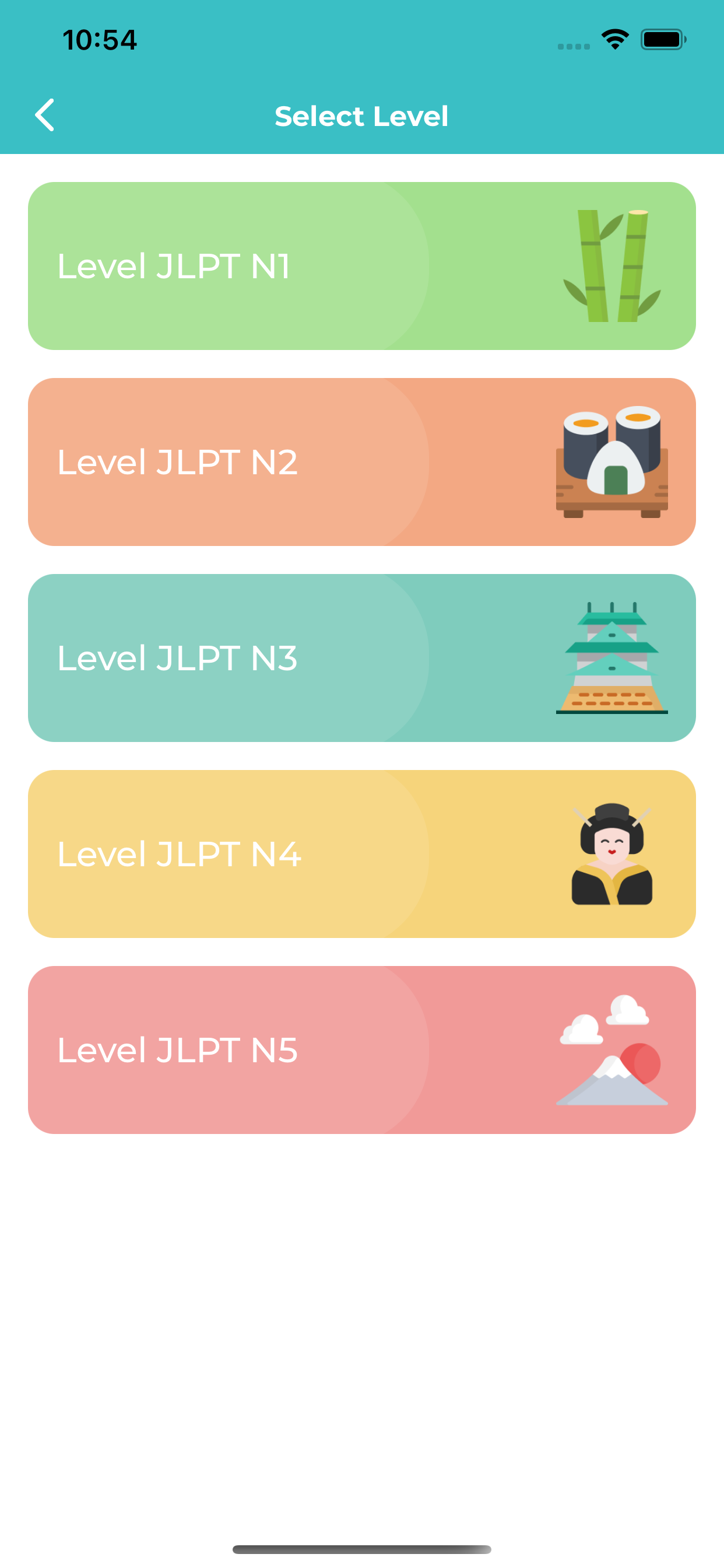 Kanji Widget JLPT