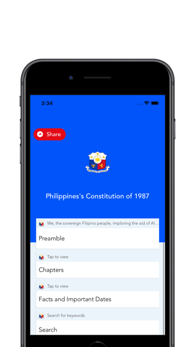 Philippines Constitution 1987 Screenshot