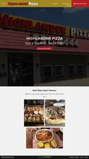 highlander pizza iphone screenshot 1