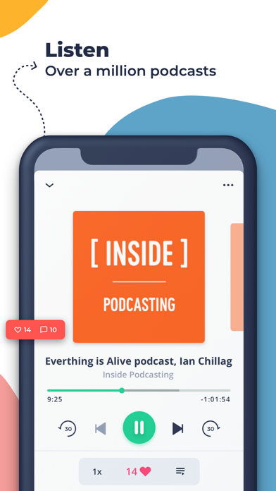 Repod: Social Podcast App Screenshot