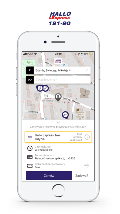 Hallo Express Taxi Gdynia Screenshot