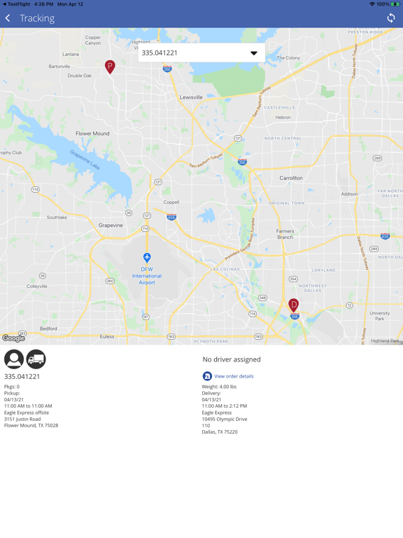 Eagle Express iPad screenshot 5 - Productivity app