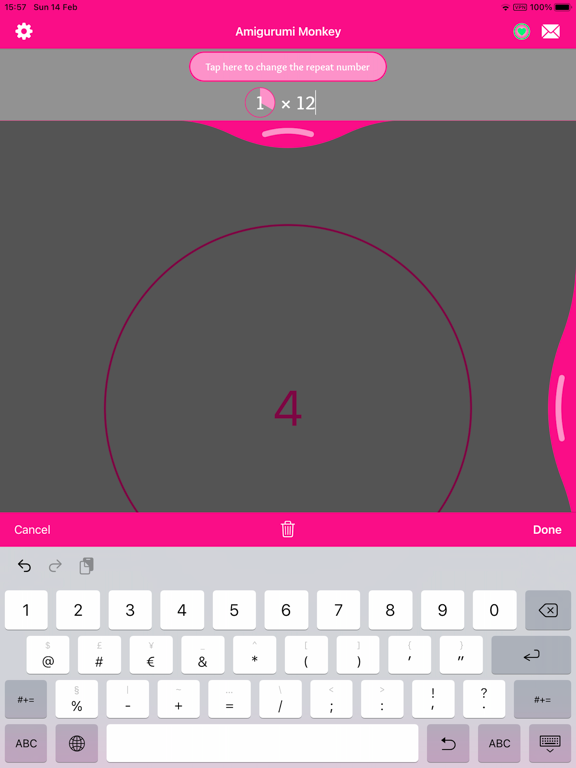 Crochet and Knit Counter iPad screenshot 7 - Lifestyle app