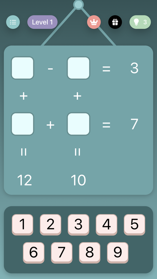 Math Puzzle: number game - 1.6 - (iOS)