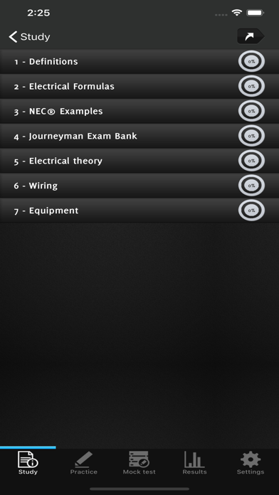 Journeyman Electrician Exam - Screenshot