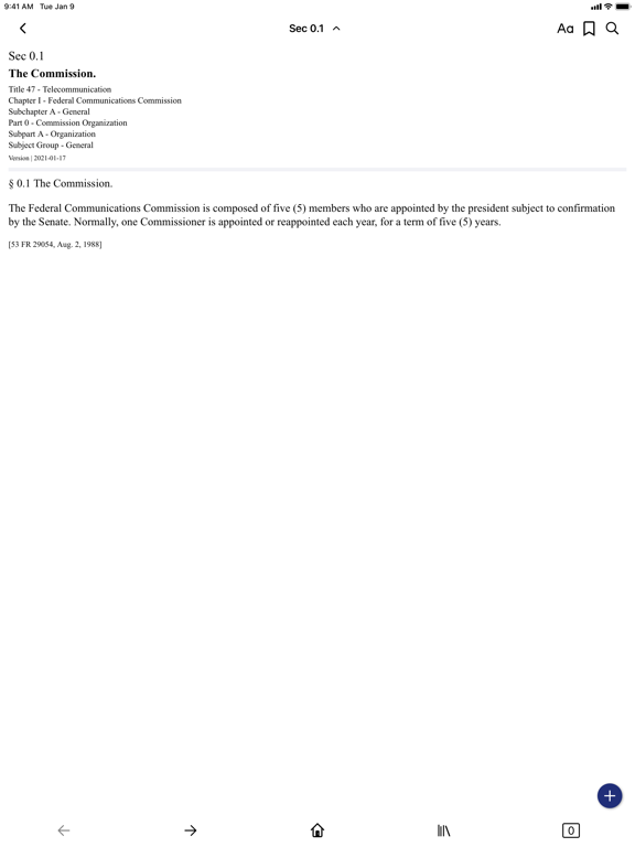 Screenshot #5 pour CFR 47 - Telecommunication
