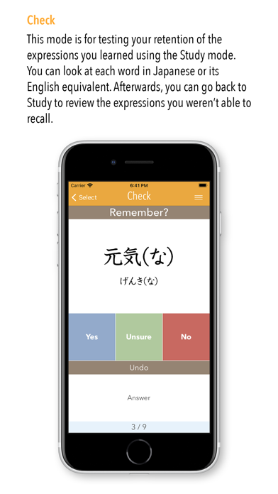 GENKI Vocab for 3rd Ed. screenshot 4