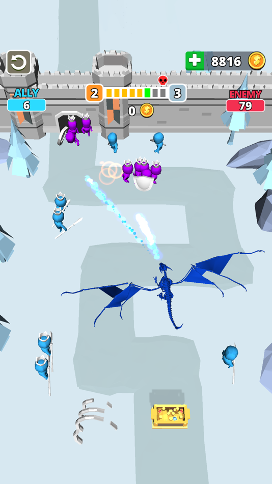 #4. Tiny Battle - Merge Troops! (iOS) Podle: IEC GAMES AUSTRALIA PTY LTD