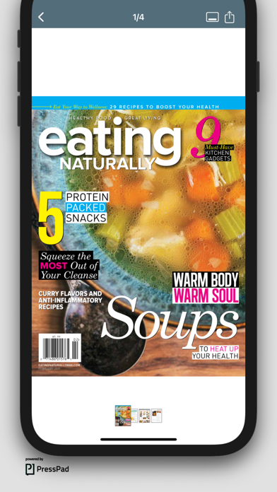 Screenshot #1 pour Eating Naturally Magazine