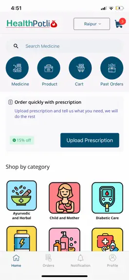 Game screenshot HealthPotli Medicine Delivery mod apk