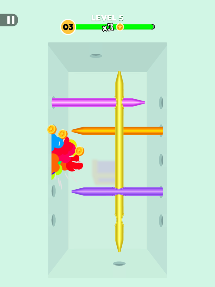 Cage Puzzle Slide the Bars