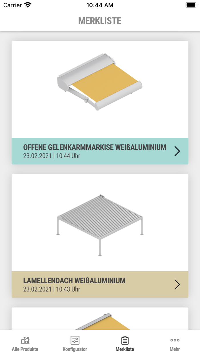 KLAIBER AR Konfigurator