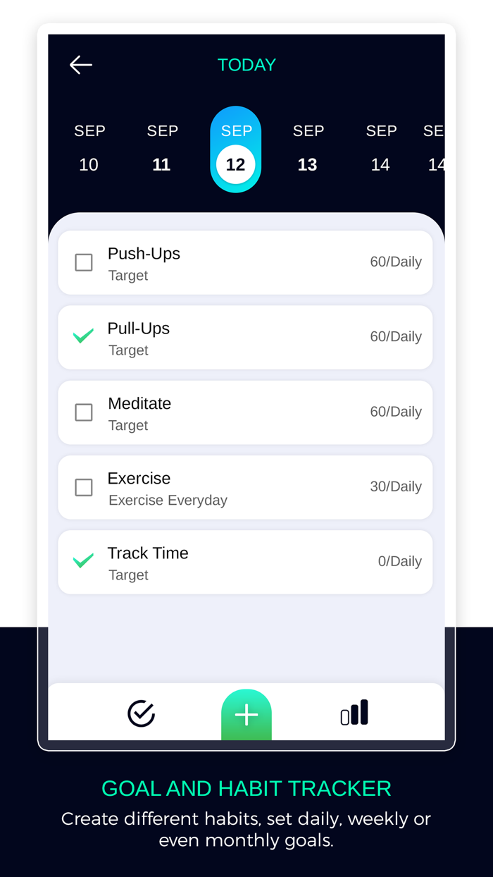 Goal and Habit Tracking