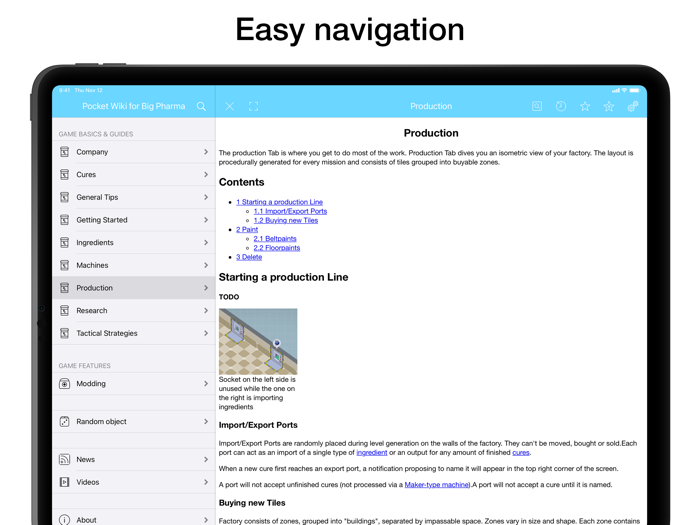 Pocket Wiki for Big Pharma