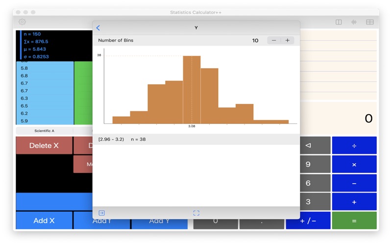Screenshot #2 pour Statistics Calculator++