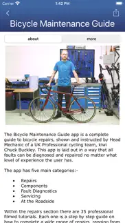 bicycle maintenance guide iphone screenshot 3