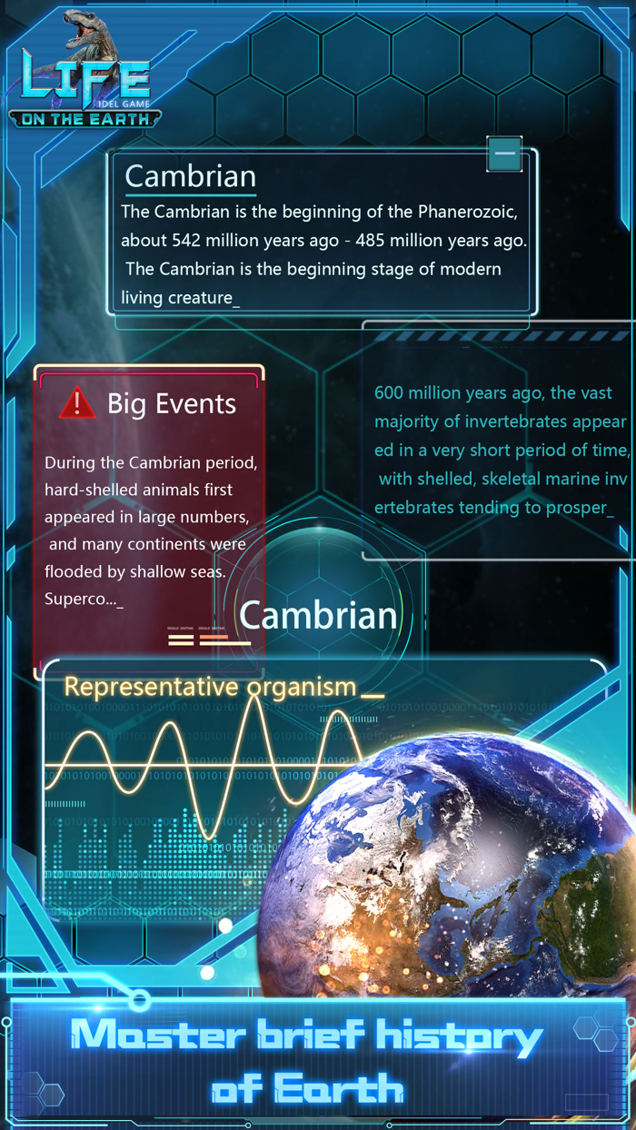 Idle evolution Life on Earth