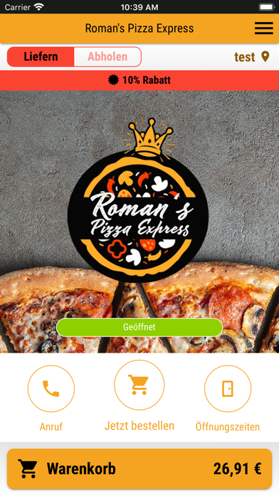 Roman's Pizza Express Screenshot