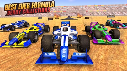 Screenshot #2 pour Police Formula Car Derby Games