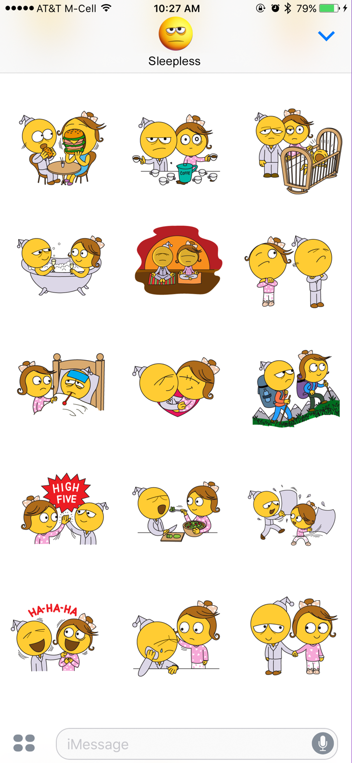 Sleepless Stickers