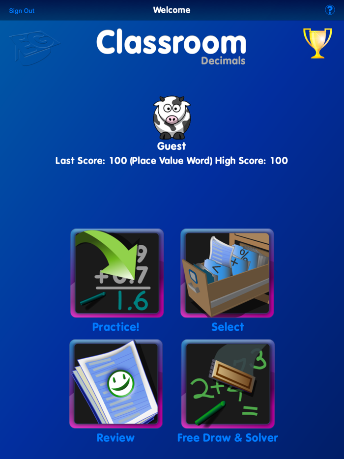 EG Classroom Decimals