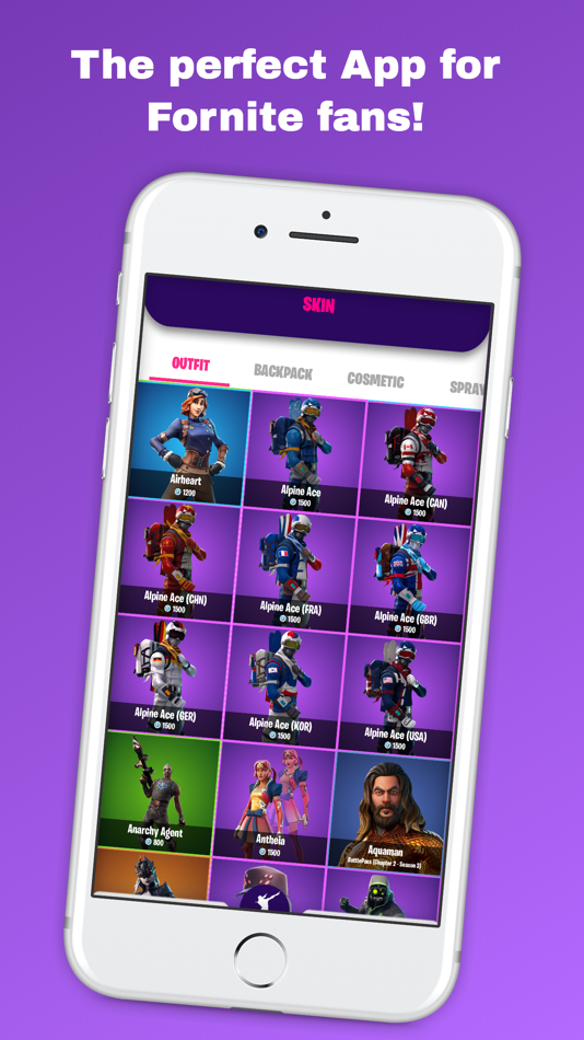 Dances and Skins for Fortnite - 1.1.0 - (iOS)