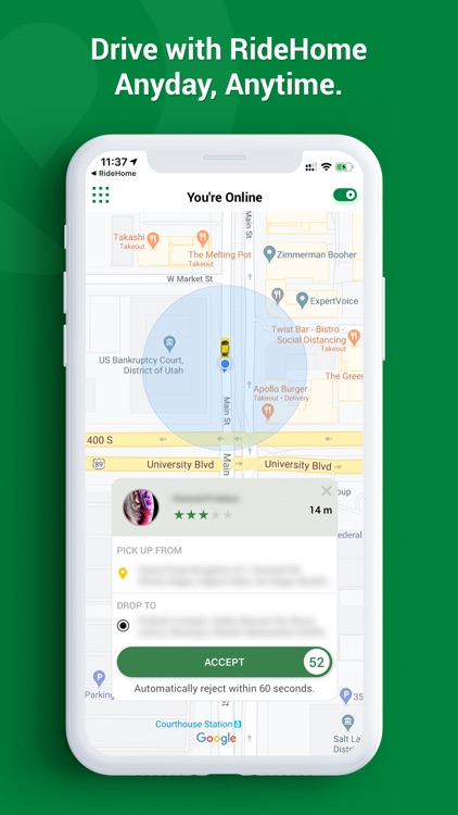 eRideHome Driver screenshot-4