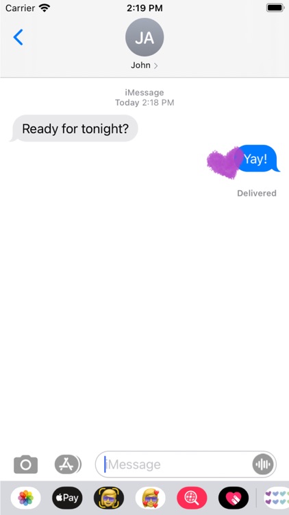 Watercolor Hearts Stickers