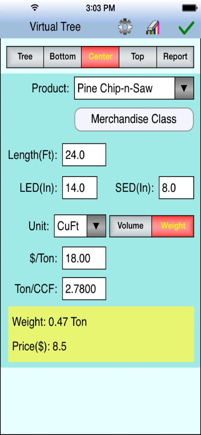 Virtual Tree Bucking
