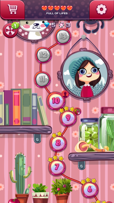 Agnes' Fruits Match-3 Puzzle Screenshot