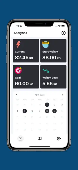 Game screenshot Simple Weight Loss Calendar mod apk