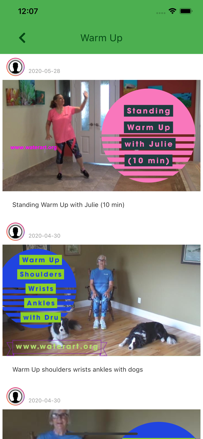 Aging Well Workout App