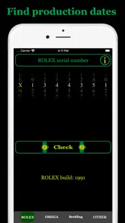 luxury watch production date iphone screenshot 1