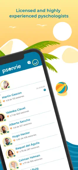 Game screenshot Psonríe - Psicólogos online apk