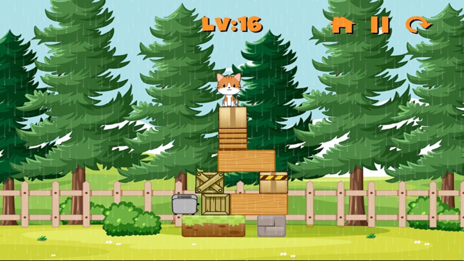 #6. Kitty Drop Cat Save (iOS) Podle: Giuseppe Calcagno