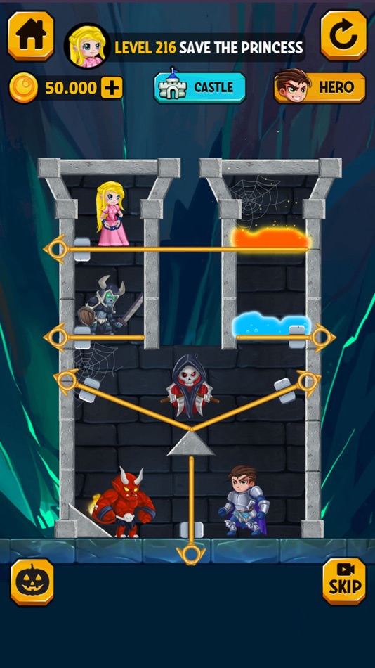 #3. Rescue Hero: Pull the Pin (iOS) 由: Gamee