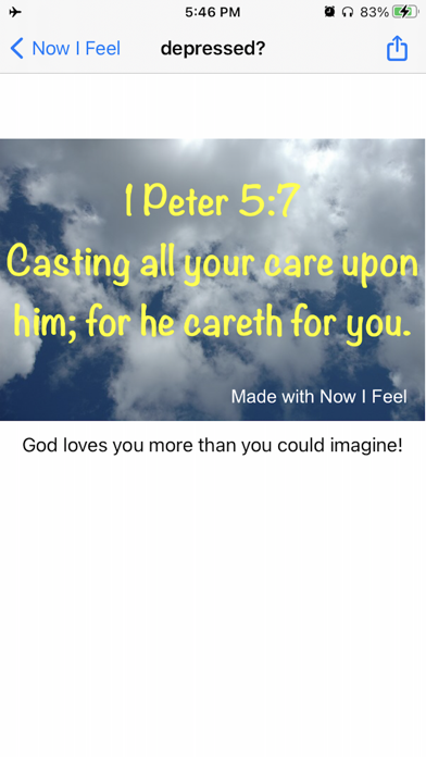 Now I Feel Screenshot 1 - AppWisp.com